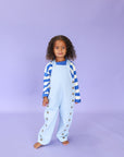 Organic Embroidery Posy Overalls