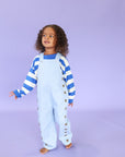 Organic Embroidery Posy Overalls