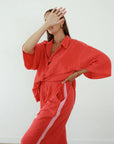 Luck Day Terry Pant - Red