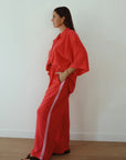 Luck Day Terry Pant - Red