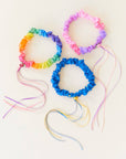 Rainbow Garland - 100% Mulberry Silk Ribbon Headband