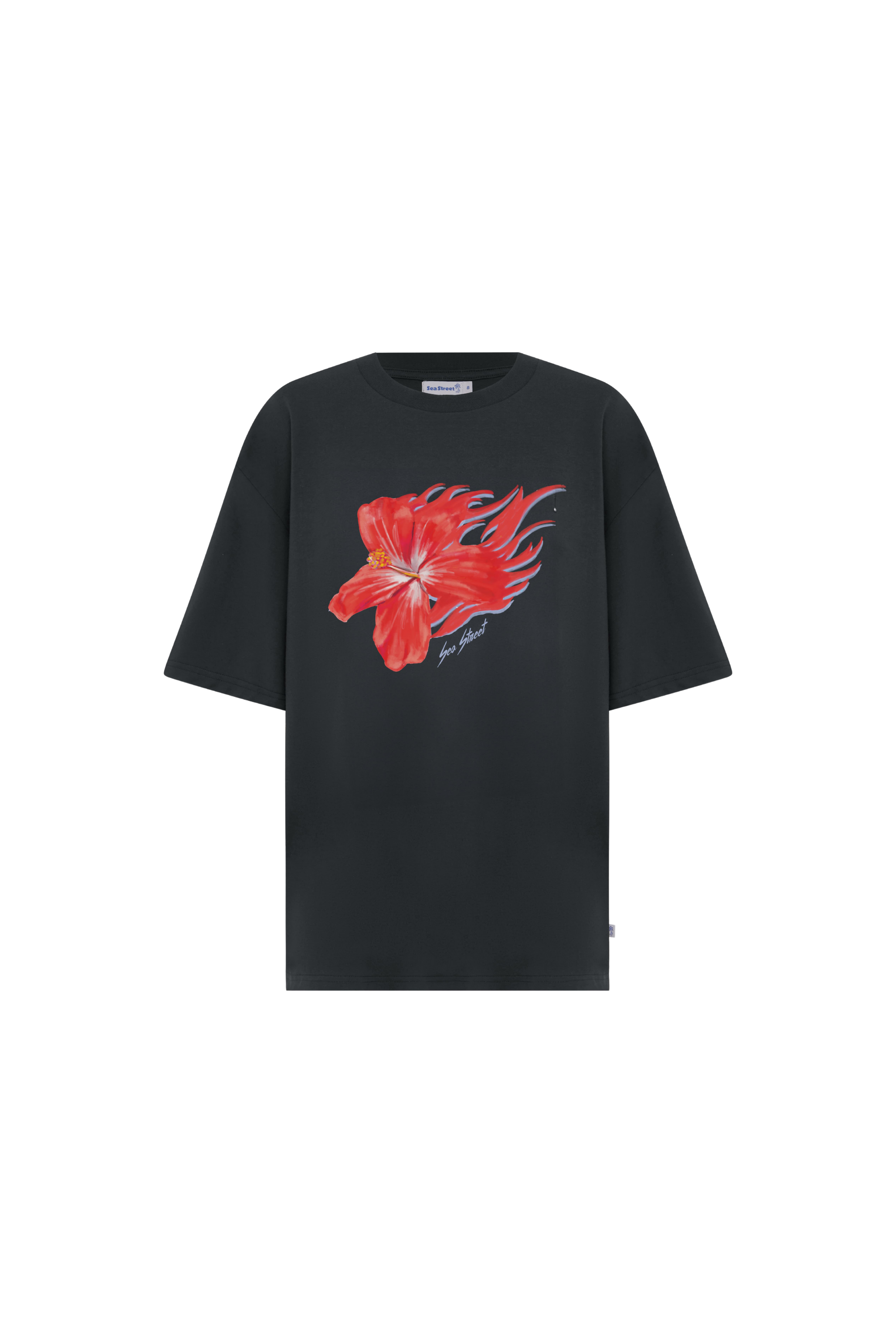 Flaming Hibiscus Racing S/S T-Shirt