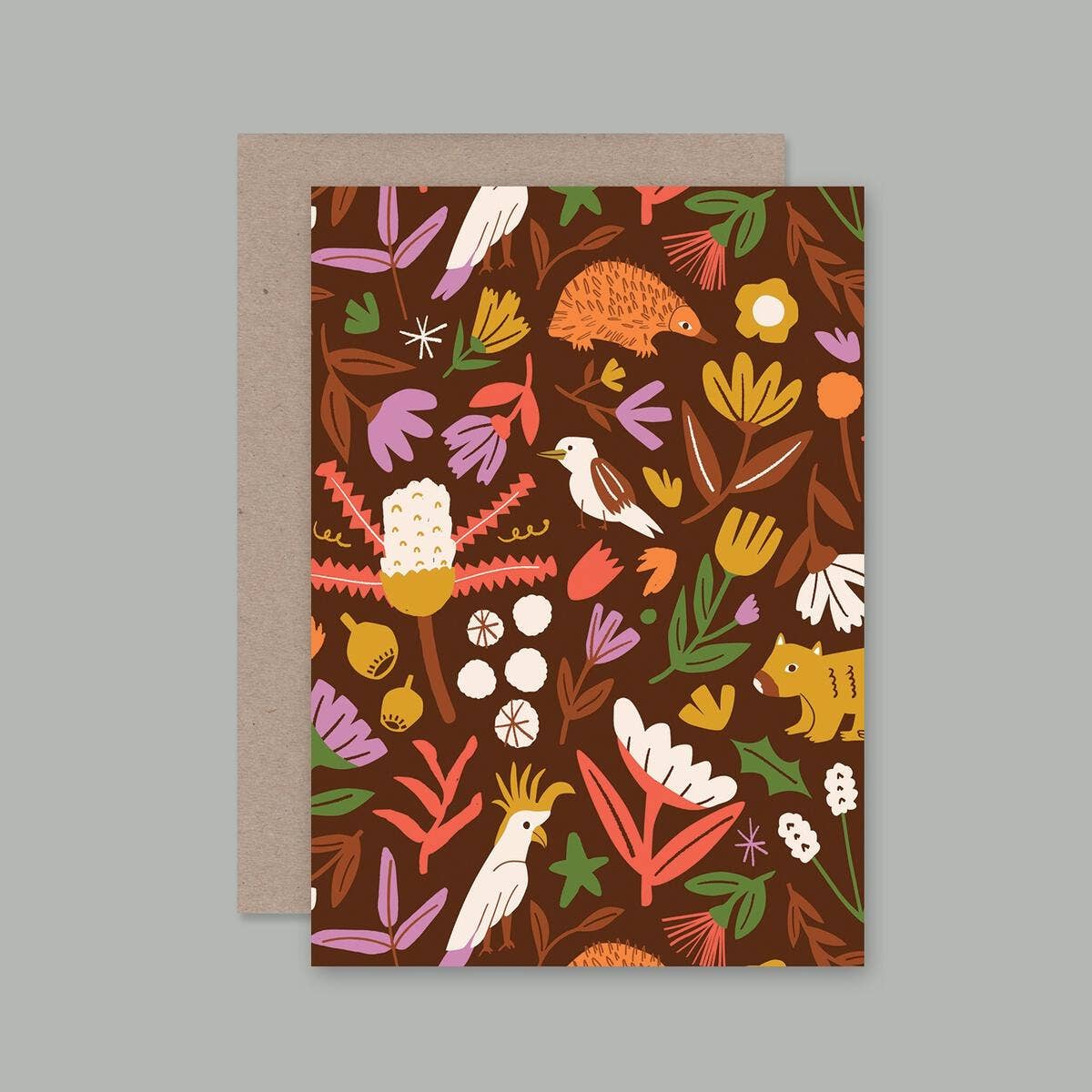 Aussie Animals card