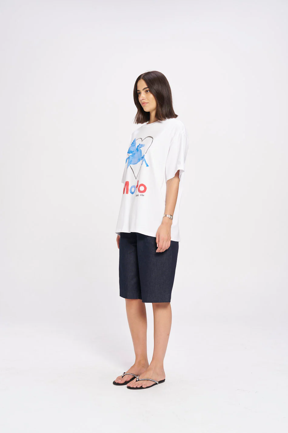 Moto Pegasus Oversized Tee