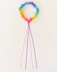 Rainbow Garland - 100% Mulberry Silk Ribbon Headband