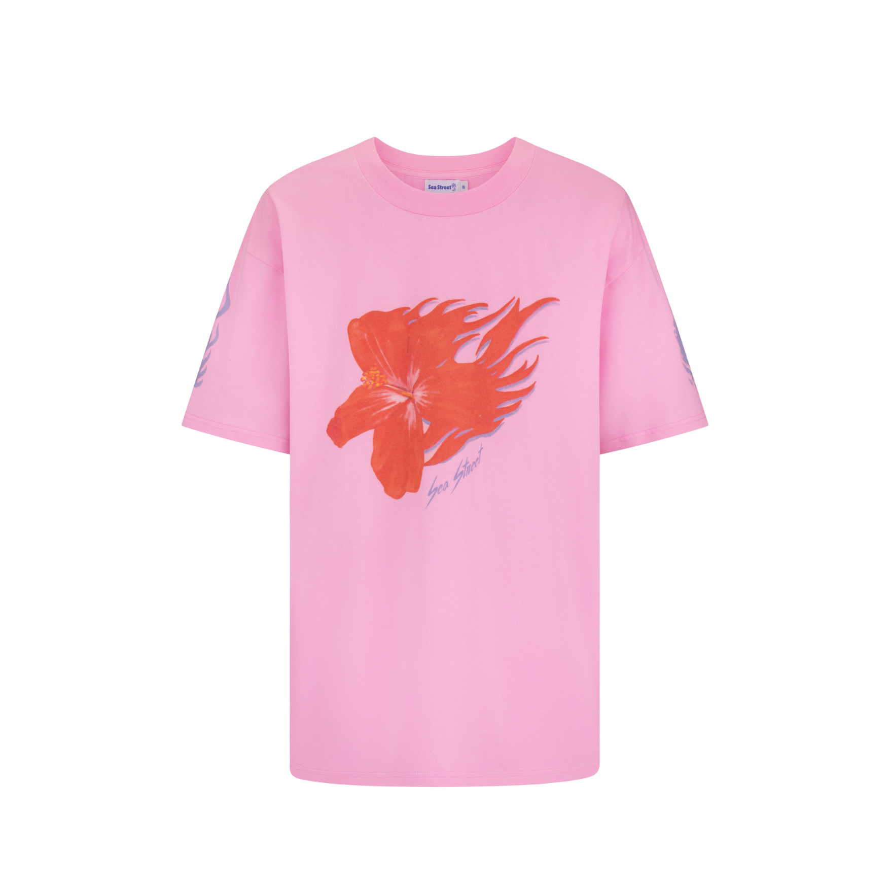 Flaming Hibiscus Relaxed T-Shirt