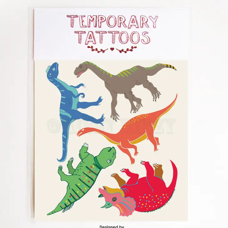 Dinosaur Roar Temporary Tattoos