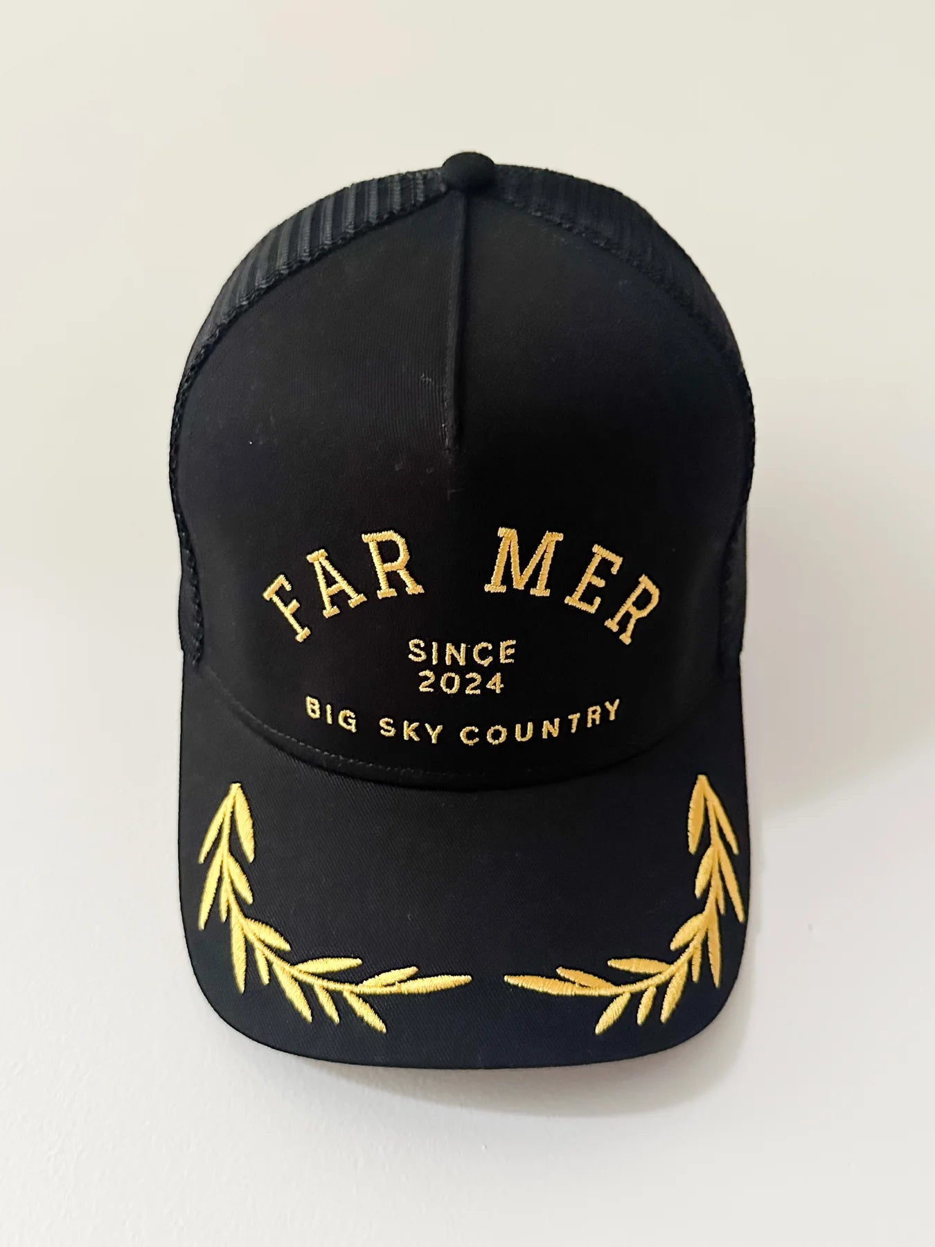 Black & Gold Trucker