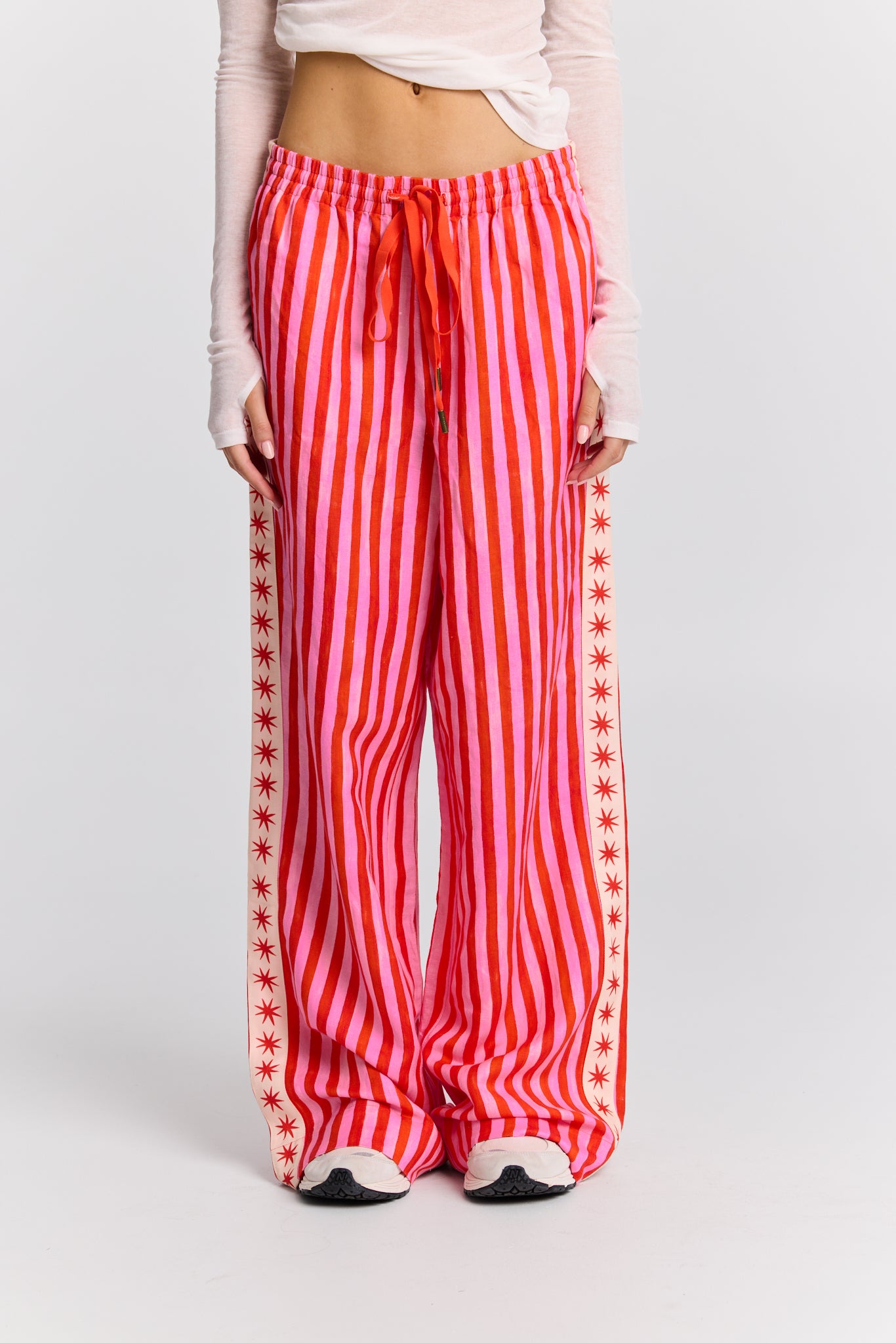 Cherry Ripe Linen Pant