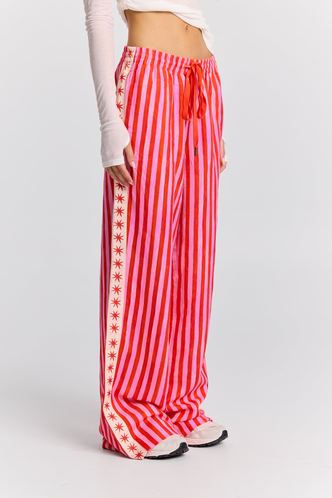 Cherry Ripe Linen Pant