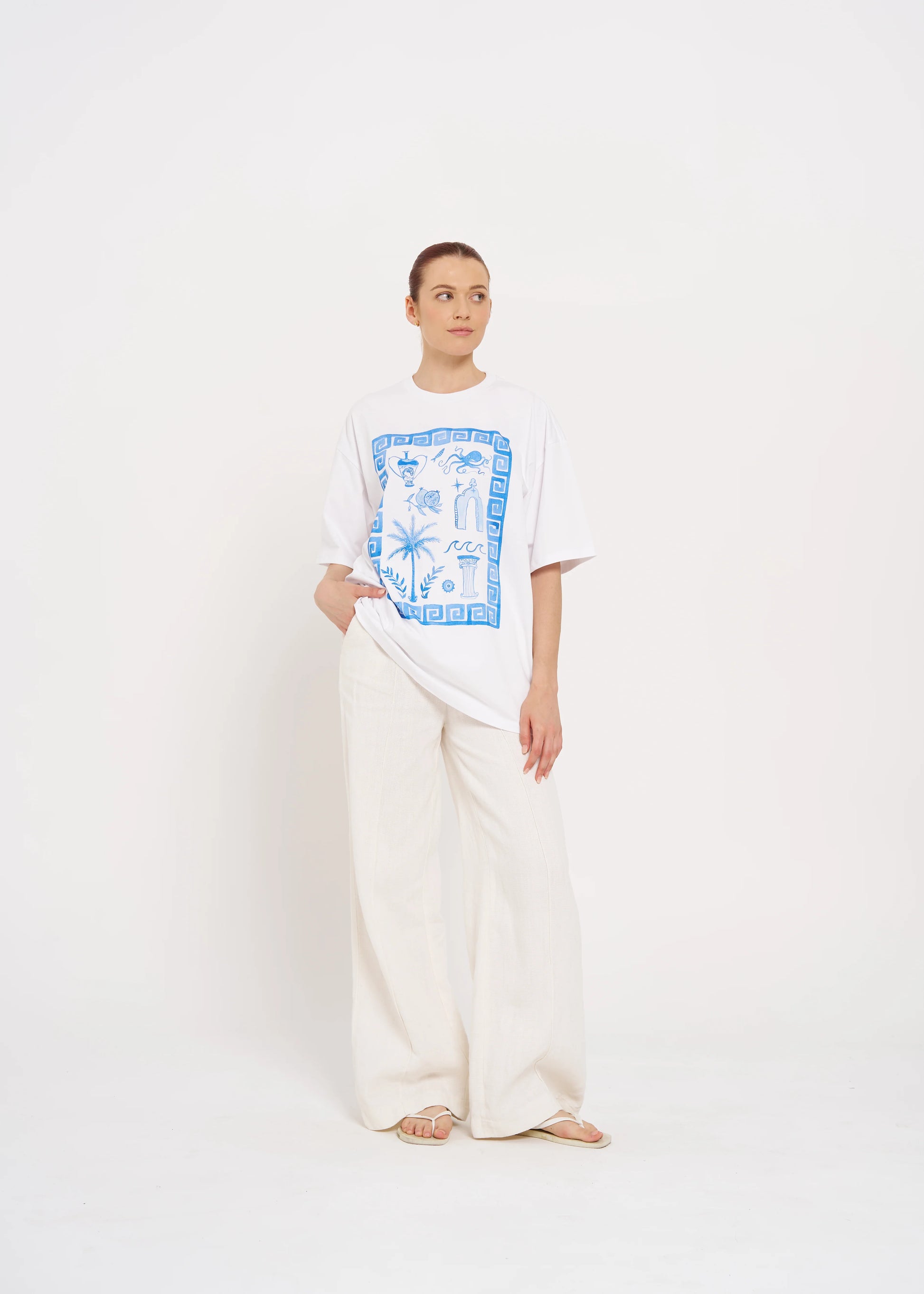Greek Goddess Oversize Tee