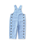 Organic Embroidery Posy Overalls