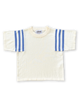 Knitted Stripe Sleeve Knitted Tee