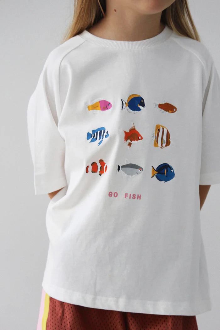 Go Fish Tee - White