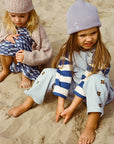 Organic Embroidery Posy Overalls
