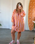 Sherbet Zag Stripe Smock