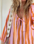 Sherbet Zag Stripe Smock
