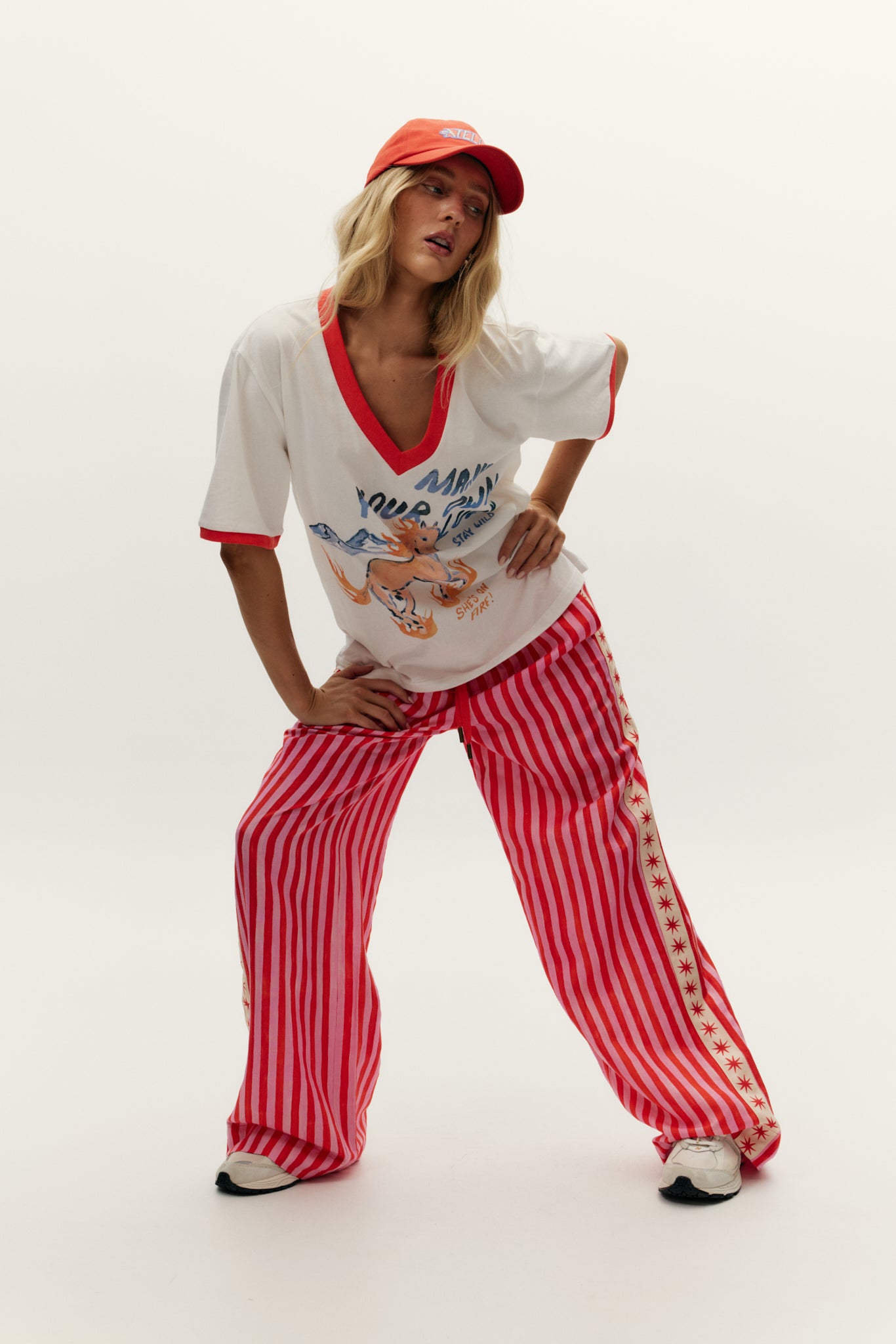 Cherry Ripe Linen Pant