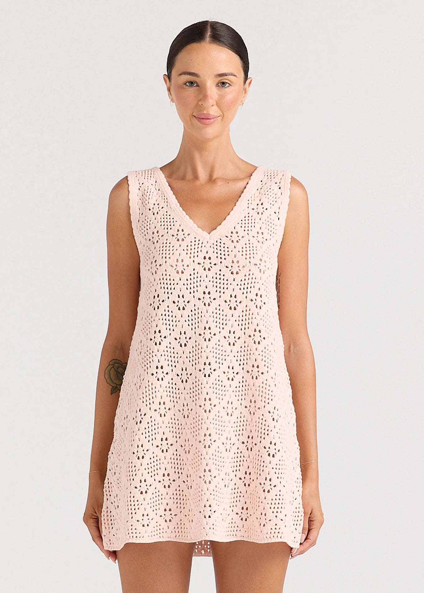 Messina Knit Dress - Peony