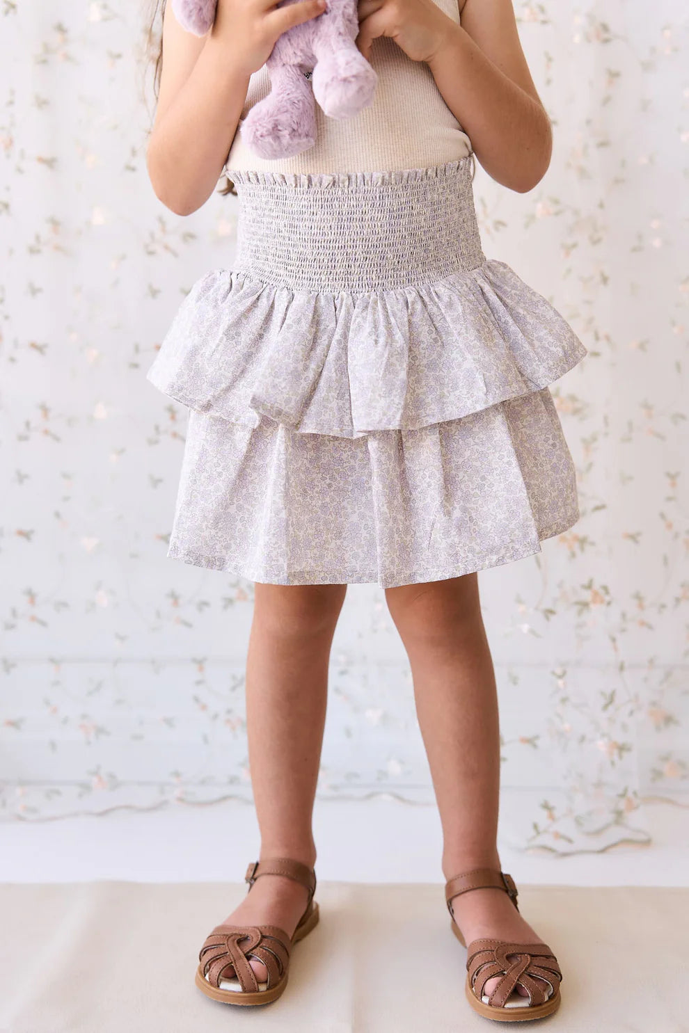 Organic Cotton Samantha Skirt - Chloe Lavender