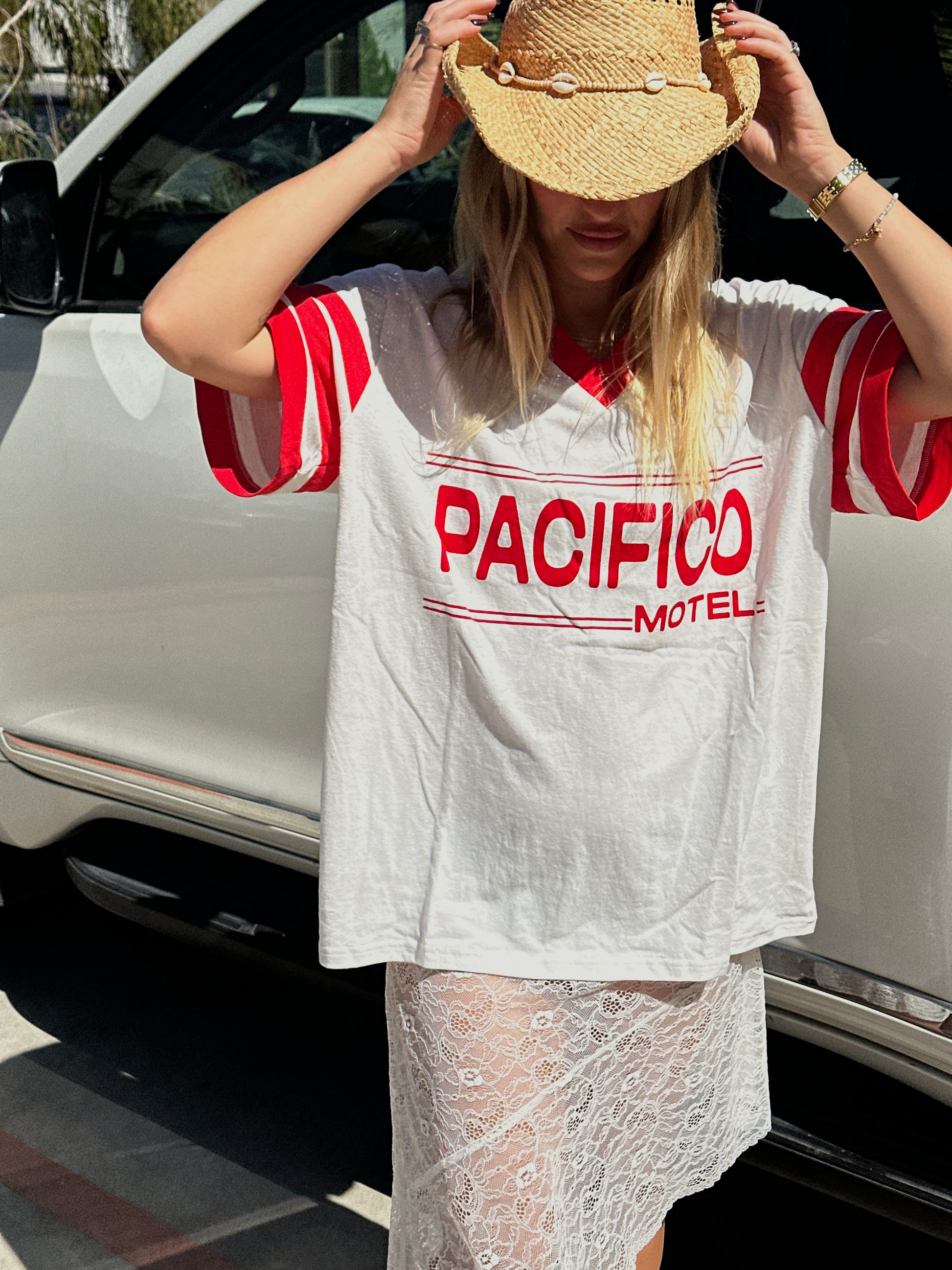 Vintage Hemp/Cotton Tee – Pacifico Print