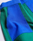 The Harry Pant Green with Blue
