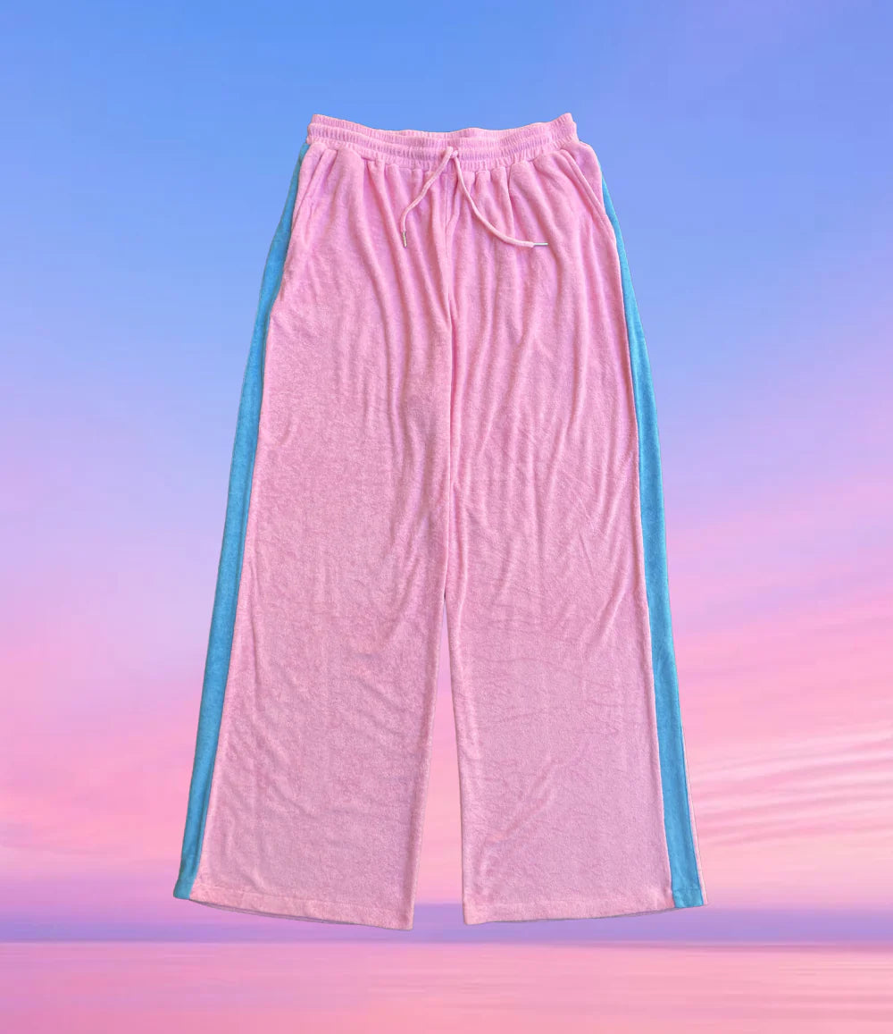Luck Day Terry Pant - Pink