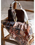 Silk Scarf Large - Cowboy Camp