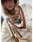Silk Bandana - Paisley Palomino