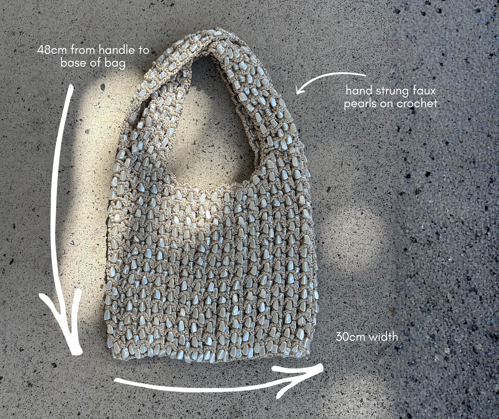 Sirena Pearl Beaded Bag