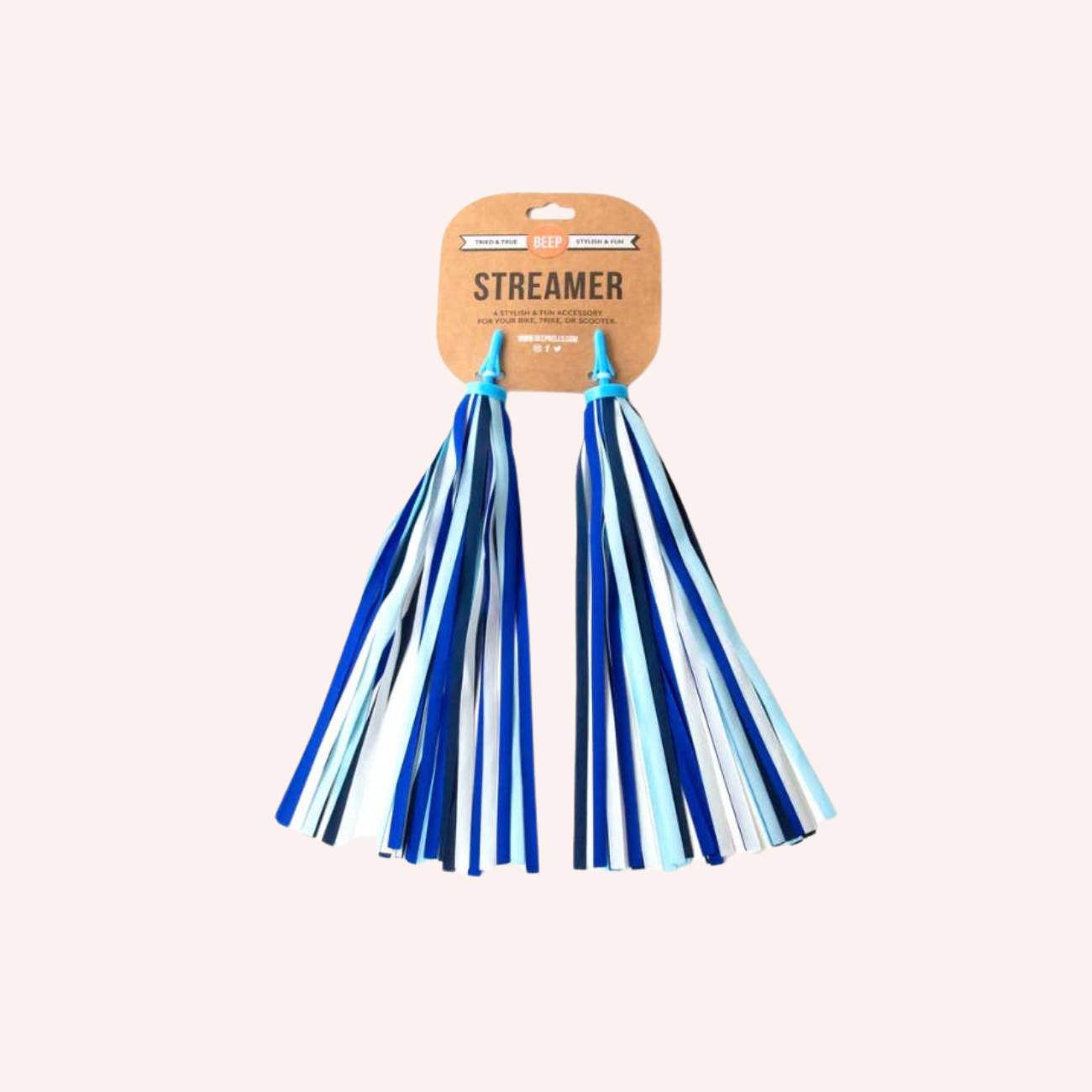 Ocean Blue Bike & Scooter Streamer