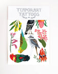 Australiana Birds and Flora Temporary Tattoos
