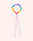 Rainbow Garland - 100% Mulberry Silk Ribbon Headband
