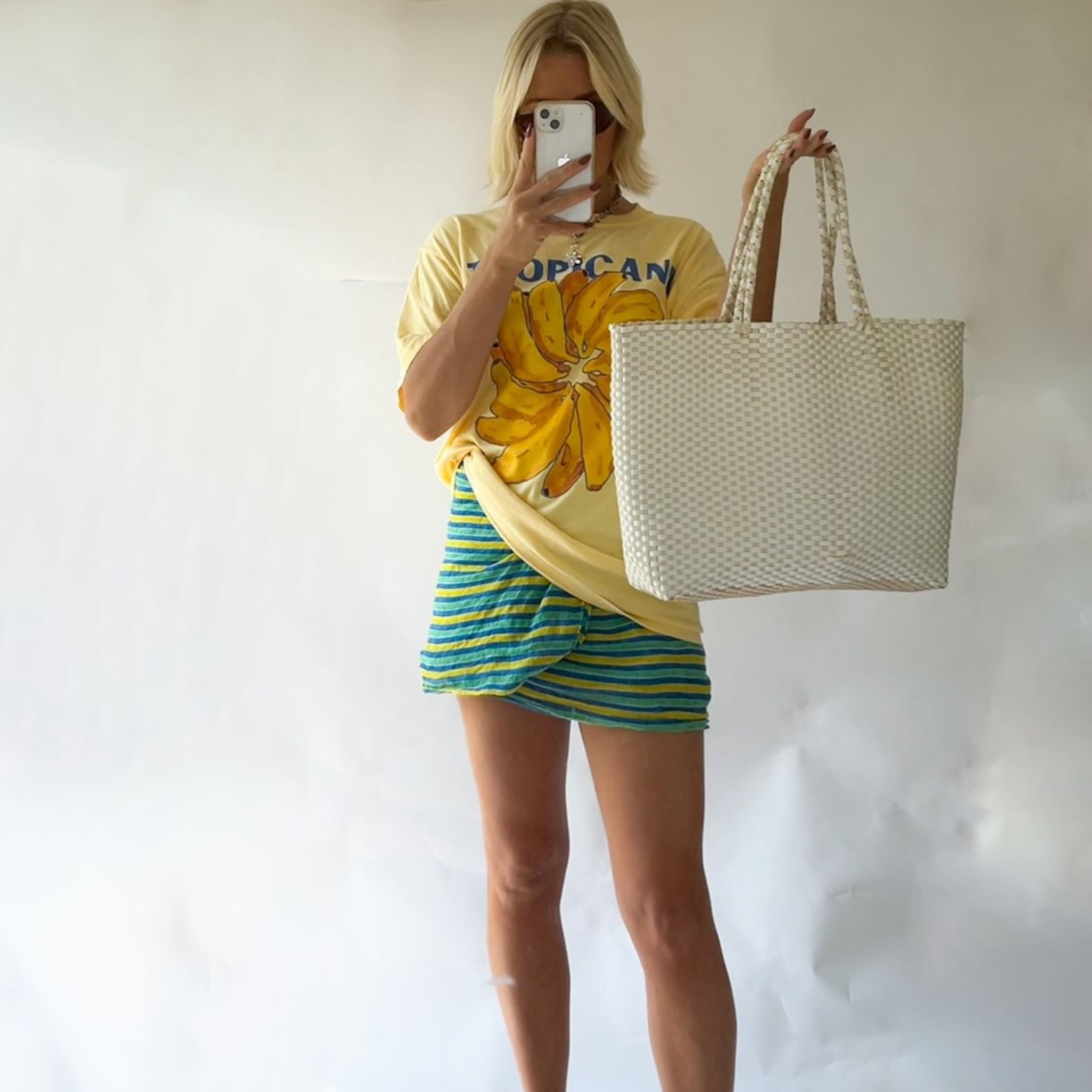 Club Tropicana -Banana Tee Long Style