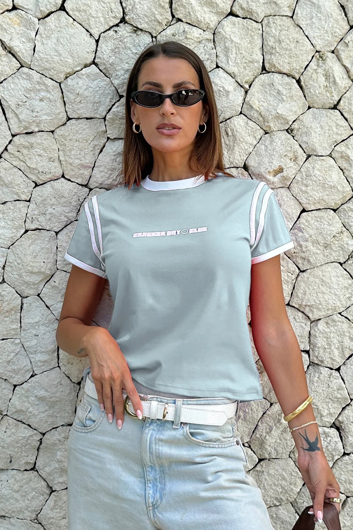 Racer Baby Tee Shirt