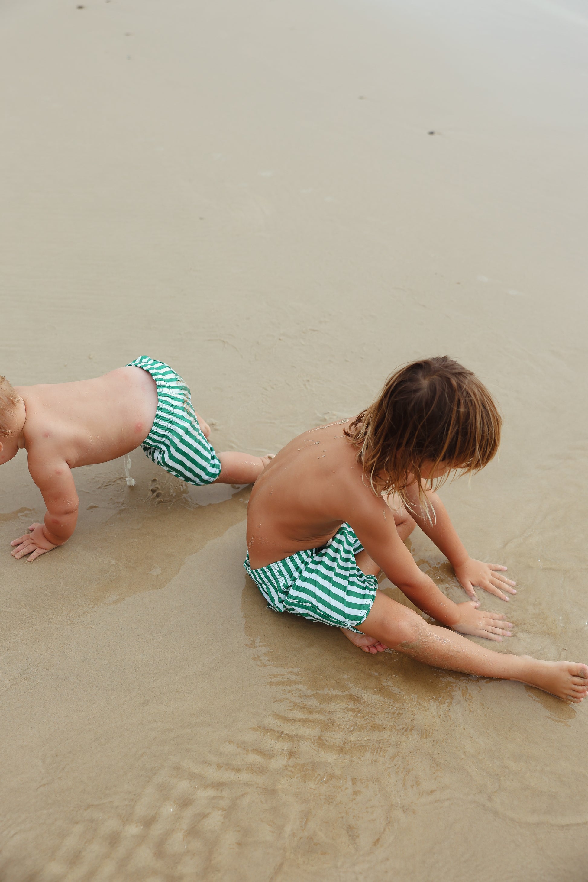 Boardshort - Green Stripe