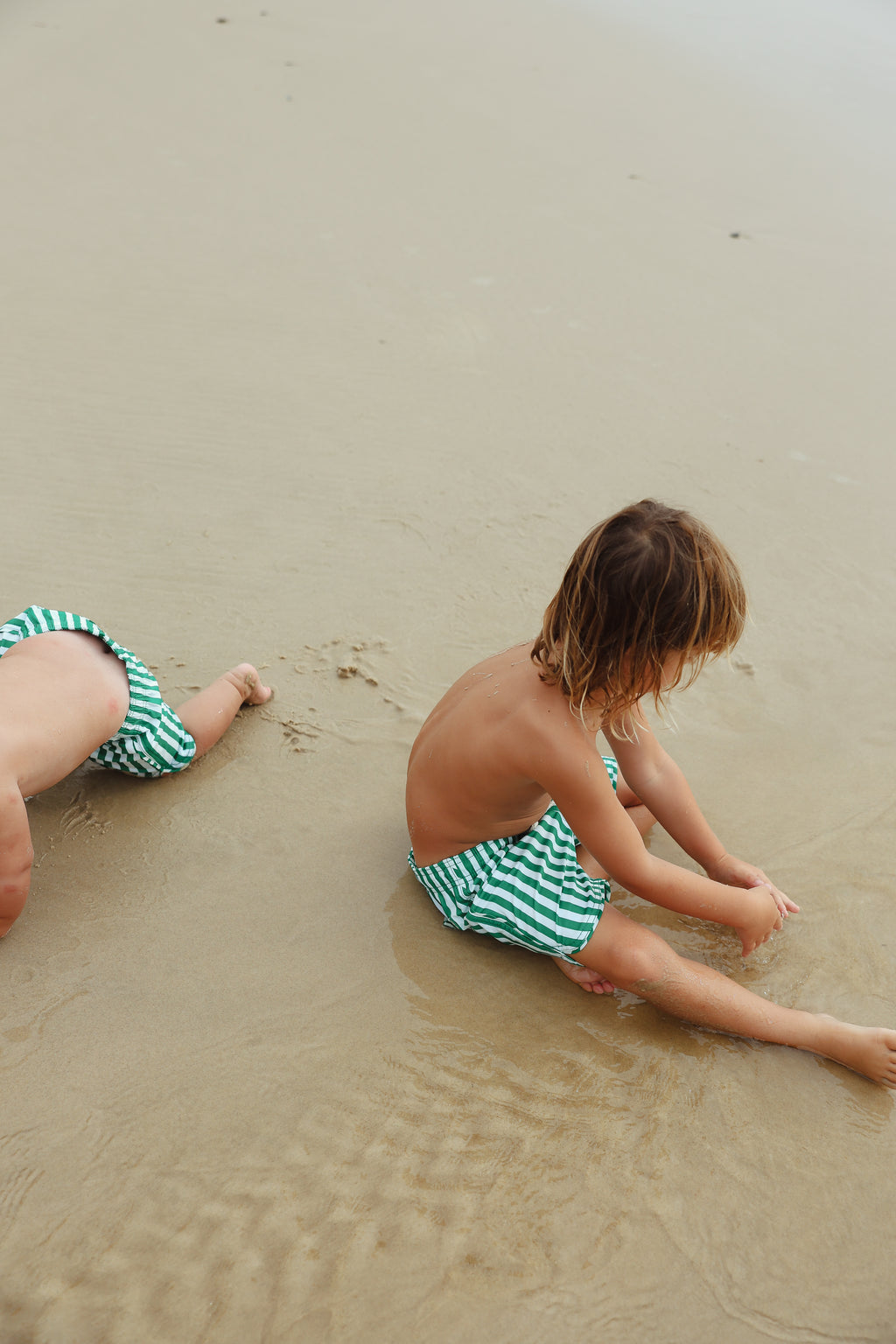 Boardshort - Green Stripe