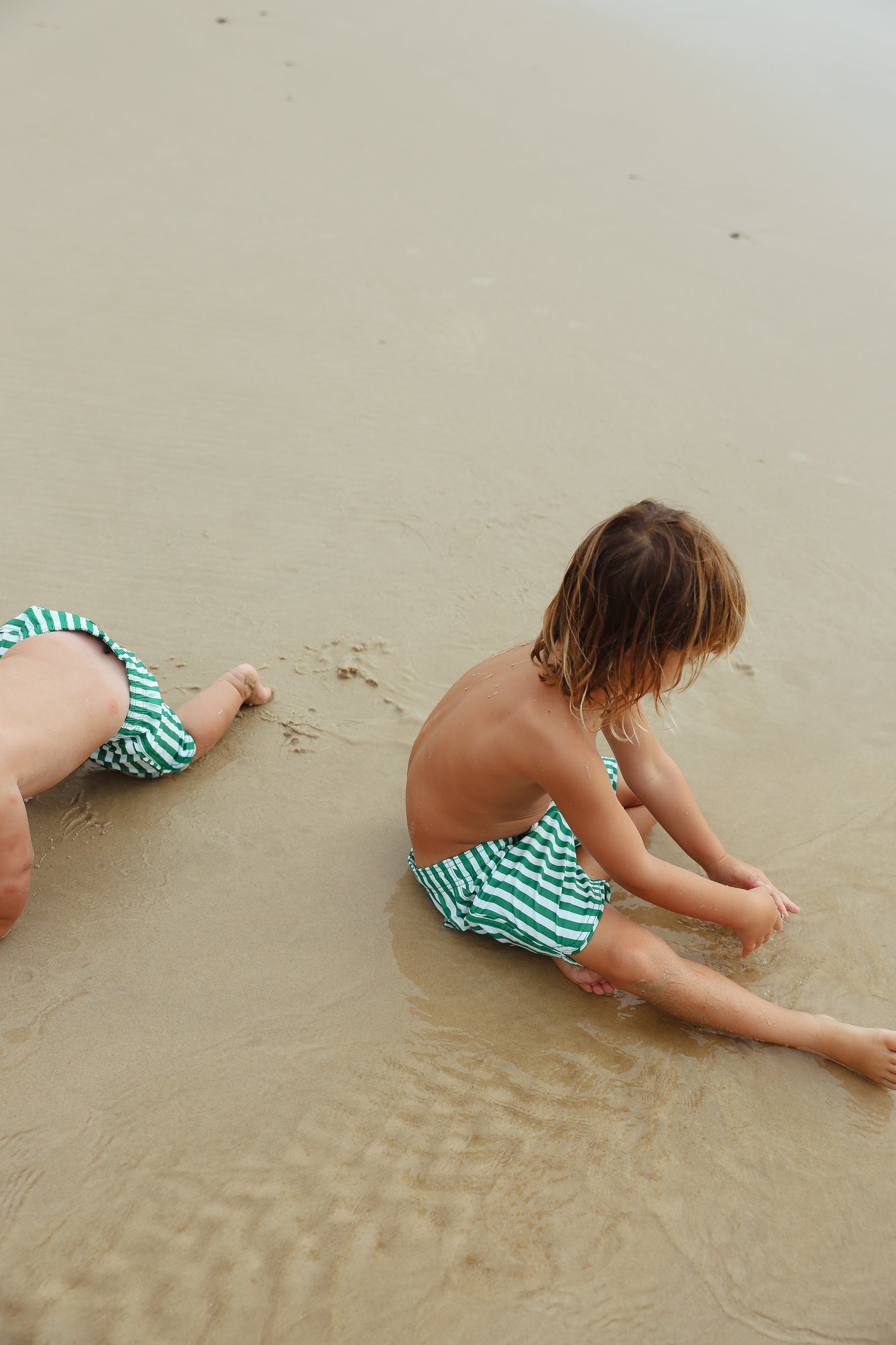 Boardshort - Green Stripe