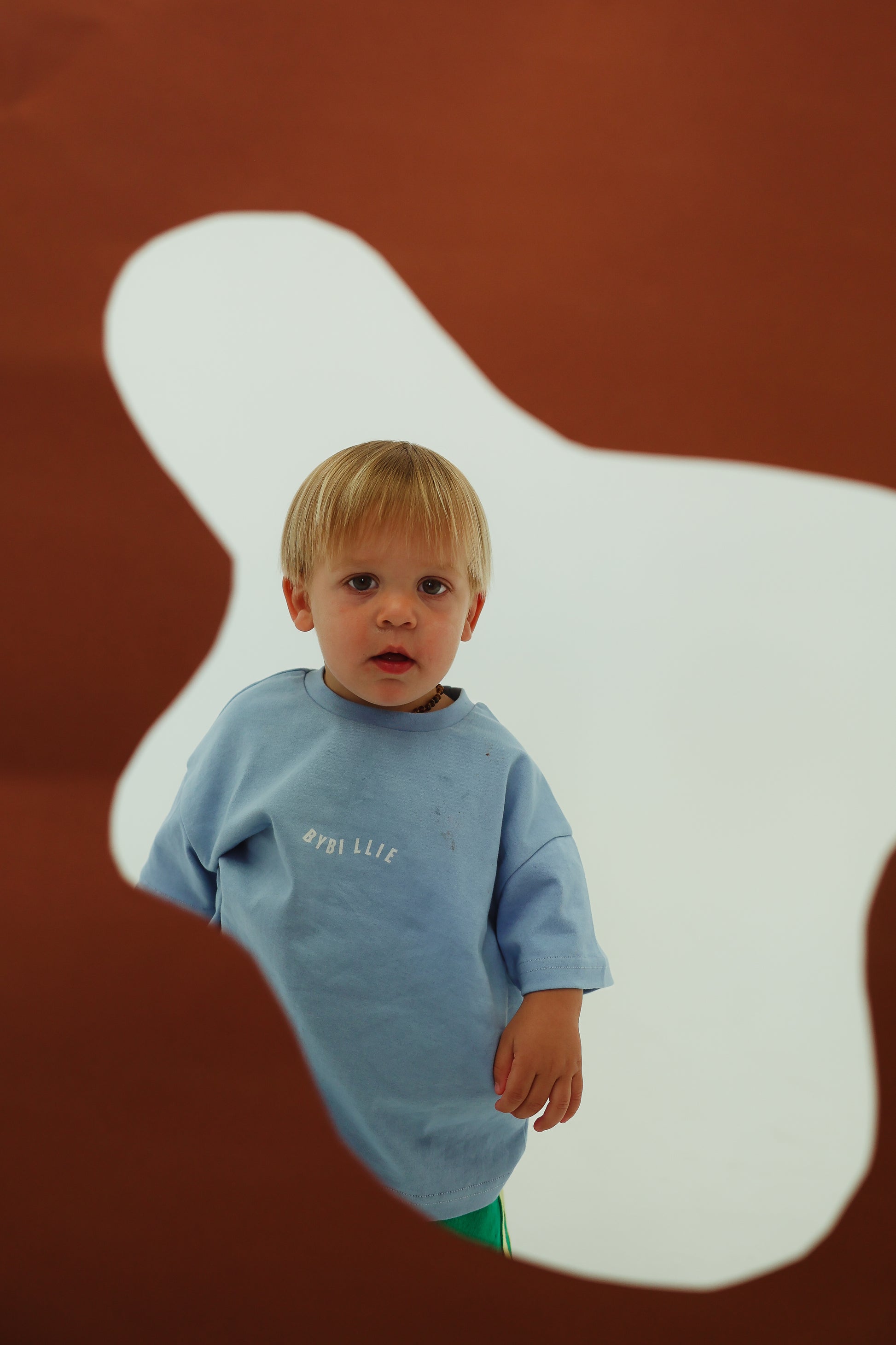 Organic Cotton Wave Tee – Blue