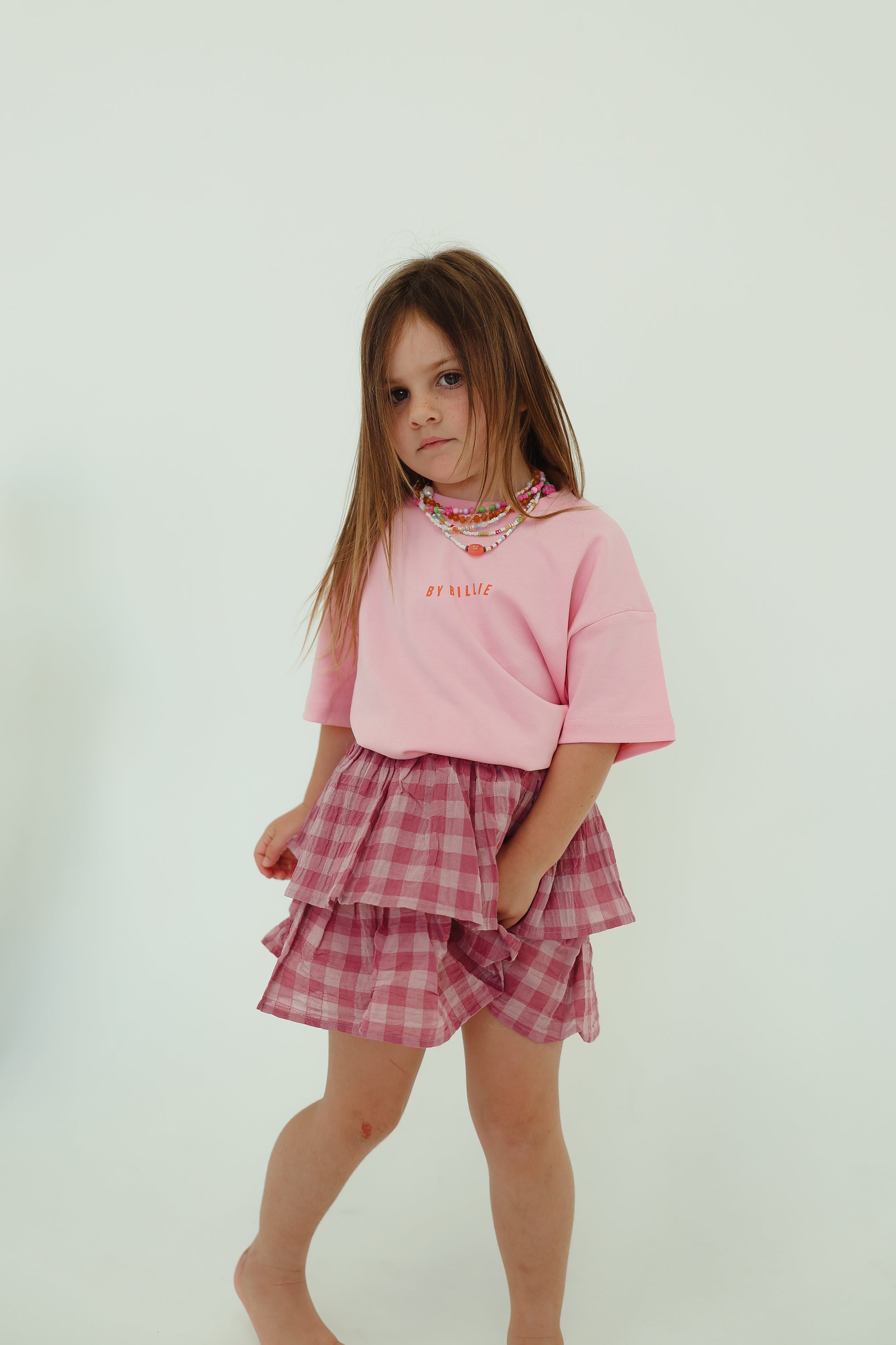 Organic Cotton Wave Tee – Pink