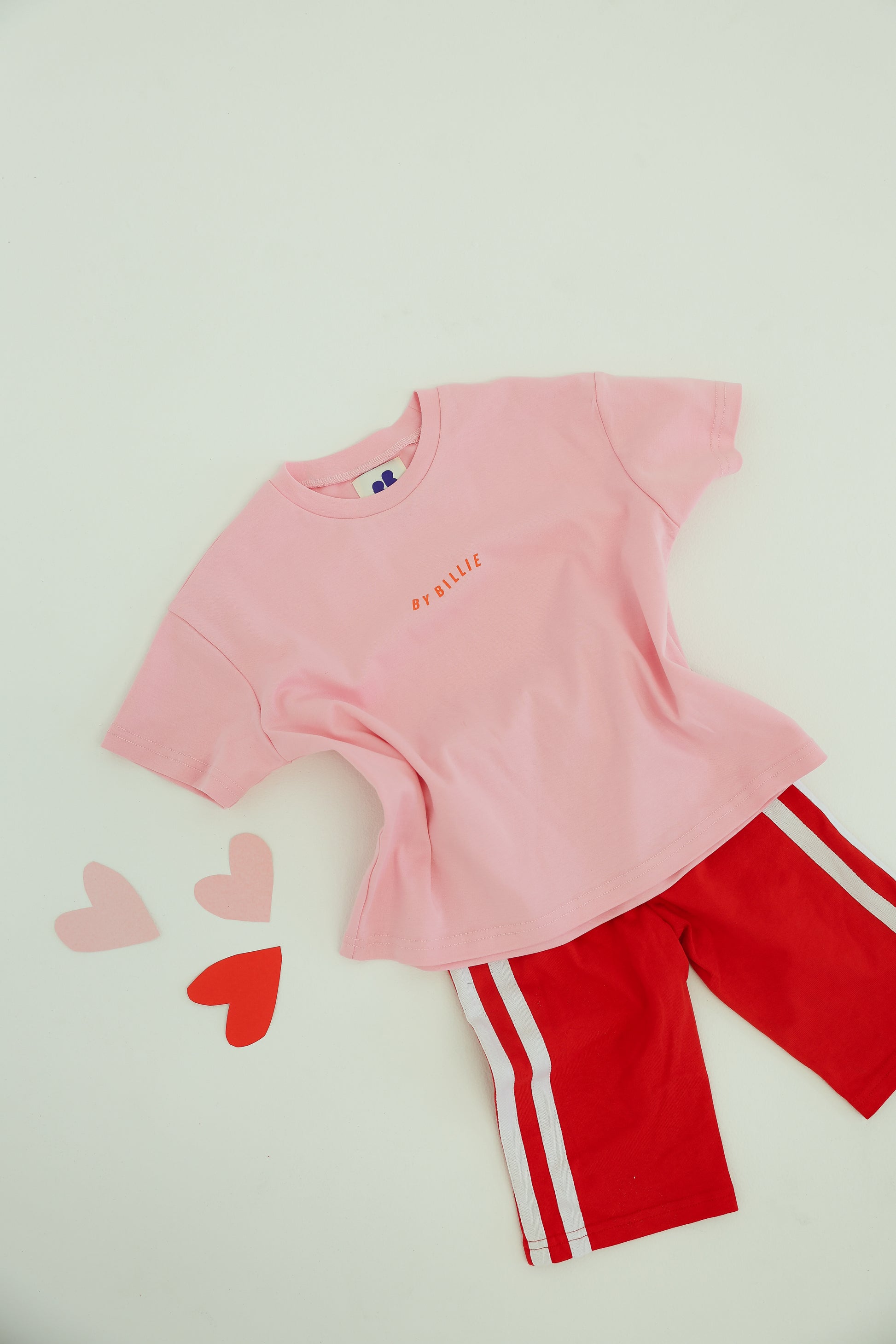 Organic Cotton Wave Tee – Pink