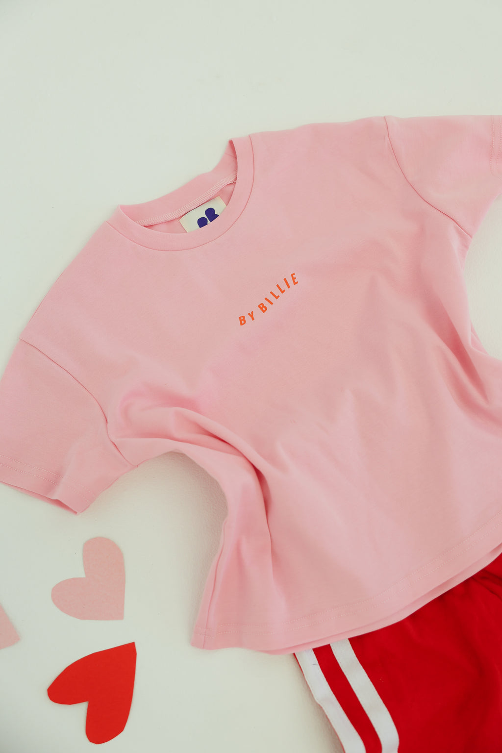 Organic Cotton Wave Tee – Pink