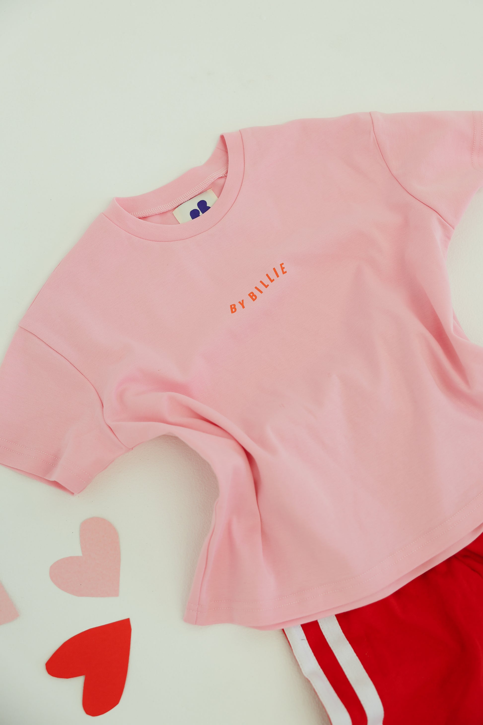 Organic Cotton Wave Tee – Pink