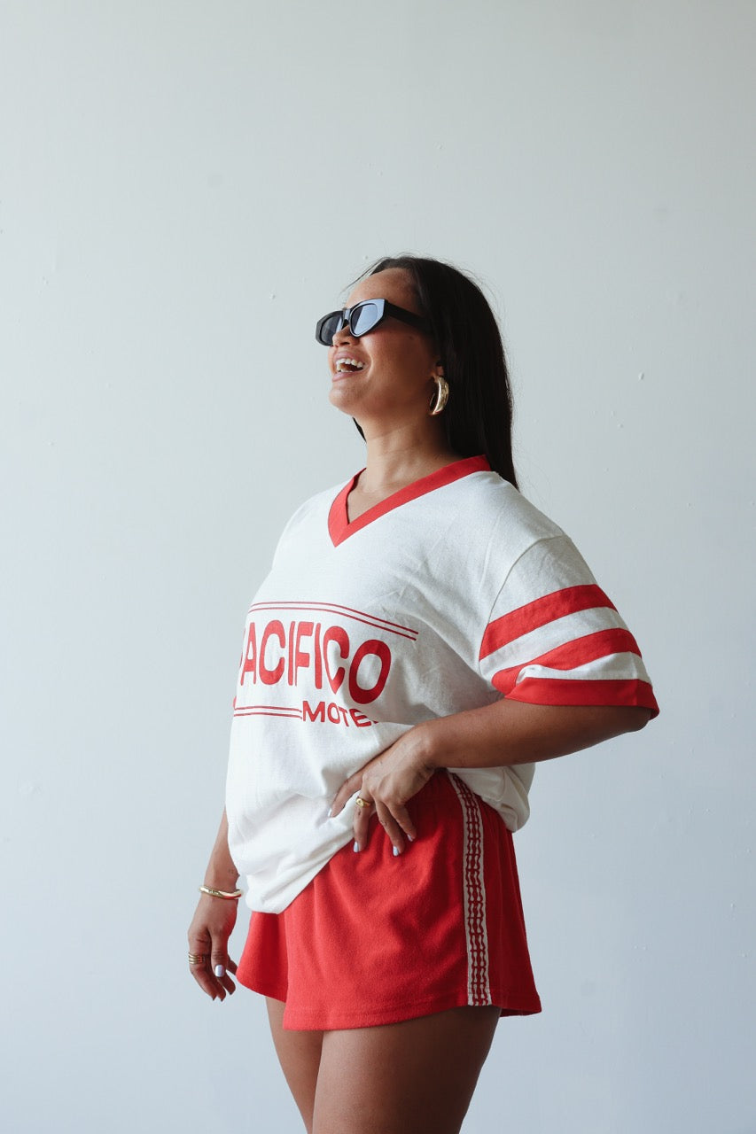 Vintage Hemp/Cotton Tee – Pacifico Print