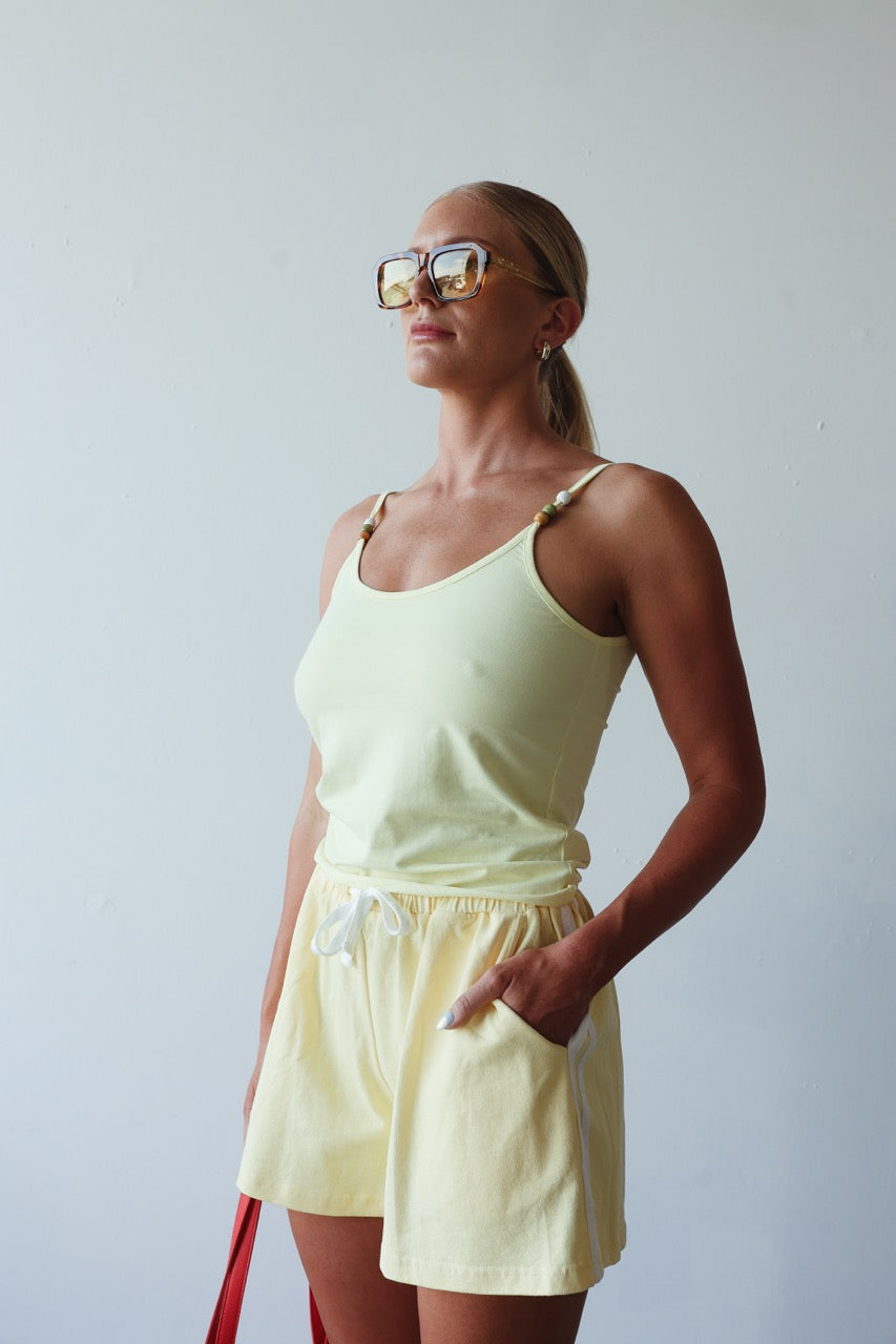 Bead Tank – Pale Yellow