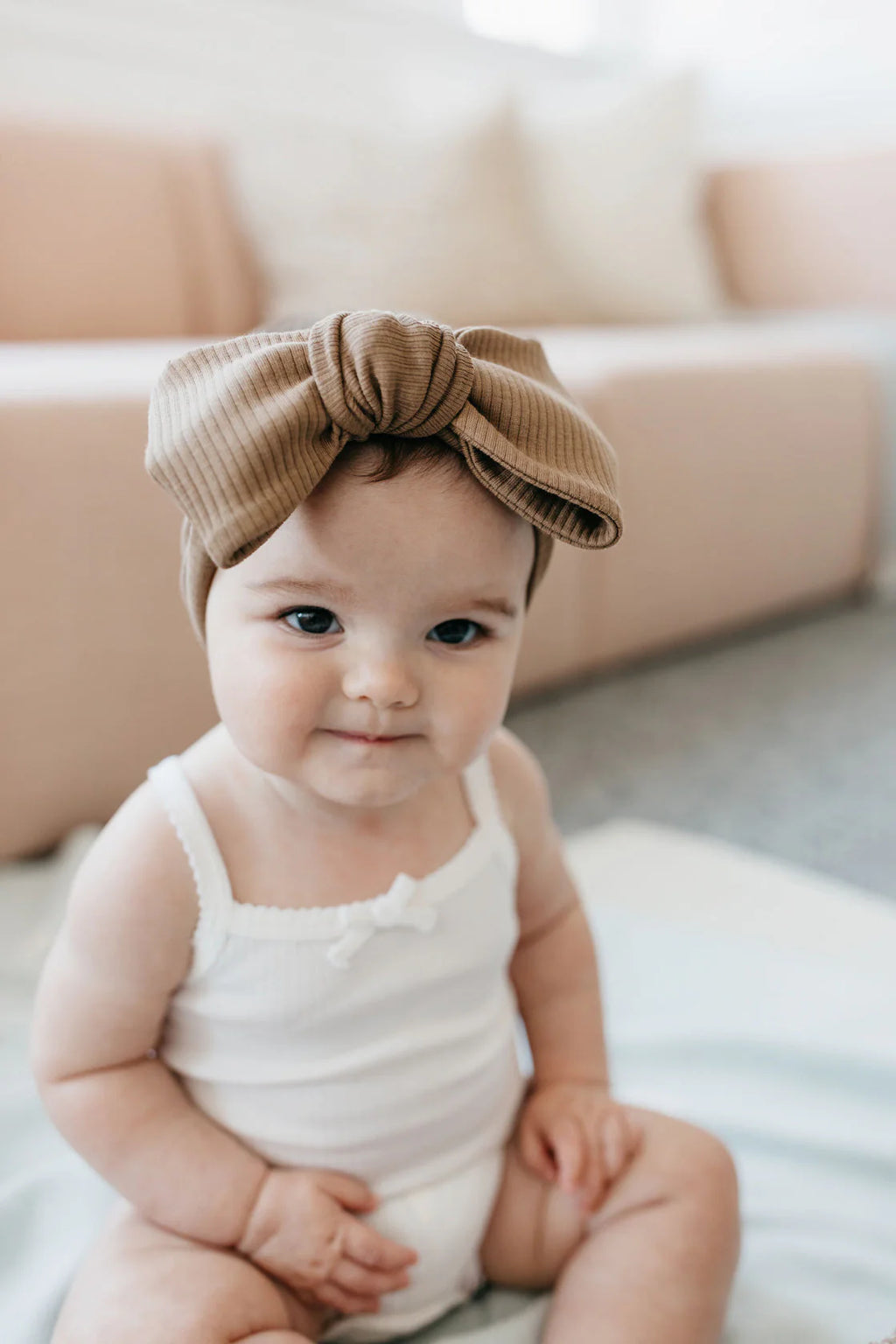 Organic Cotton Fine Elastane Singlet Bodysuit - Milk