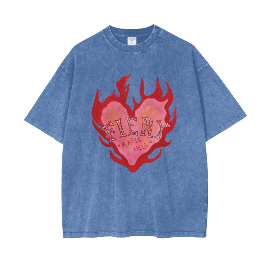 Fiery Tee Oversized