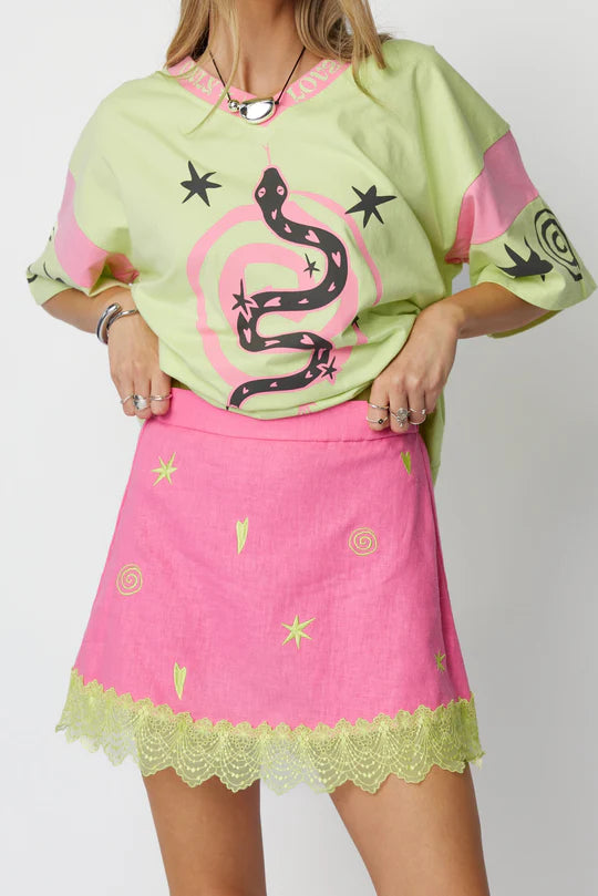 Lucky Mini Skirt - Love Potion