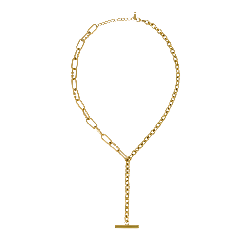 The Isla Drop Necklace 18k Gold Plated
