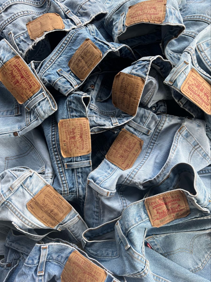 Vintage Levi’s Mid-Rise Upcycled Denim Shorts